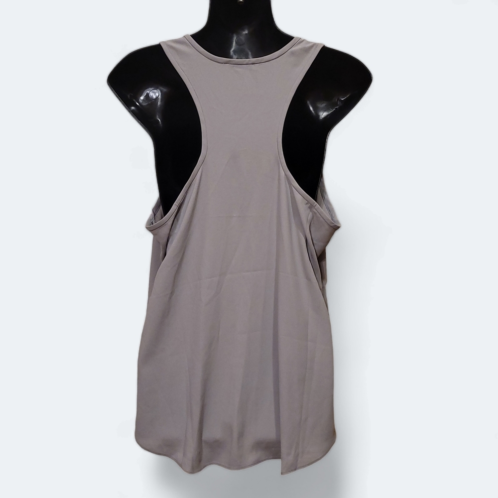 DAILY RITUAL - Gray Racerback Tank Top - Picture 3 of 4